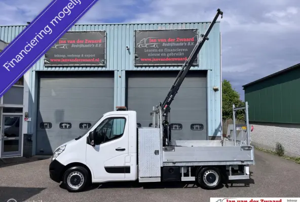 opel movano T35 2.3 DCI Open laadbak Hydraulische kraan Pick up EURO 6