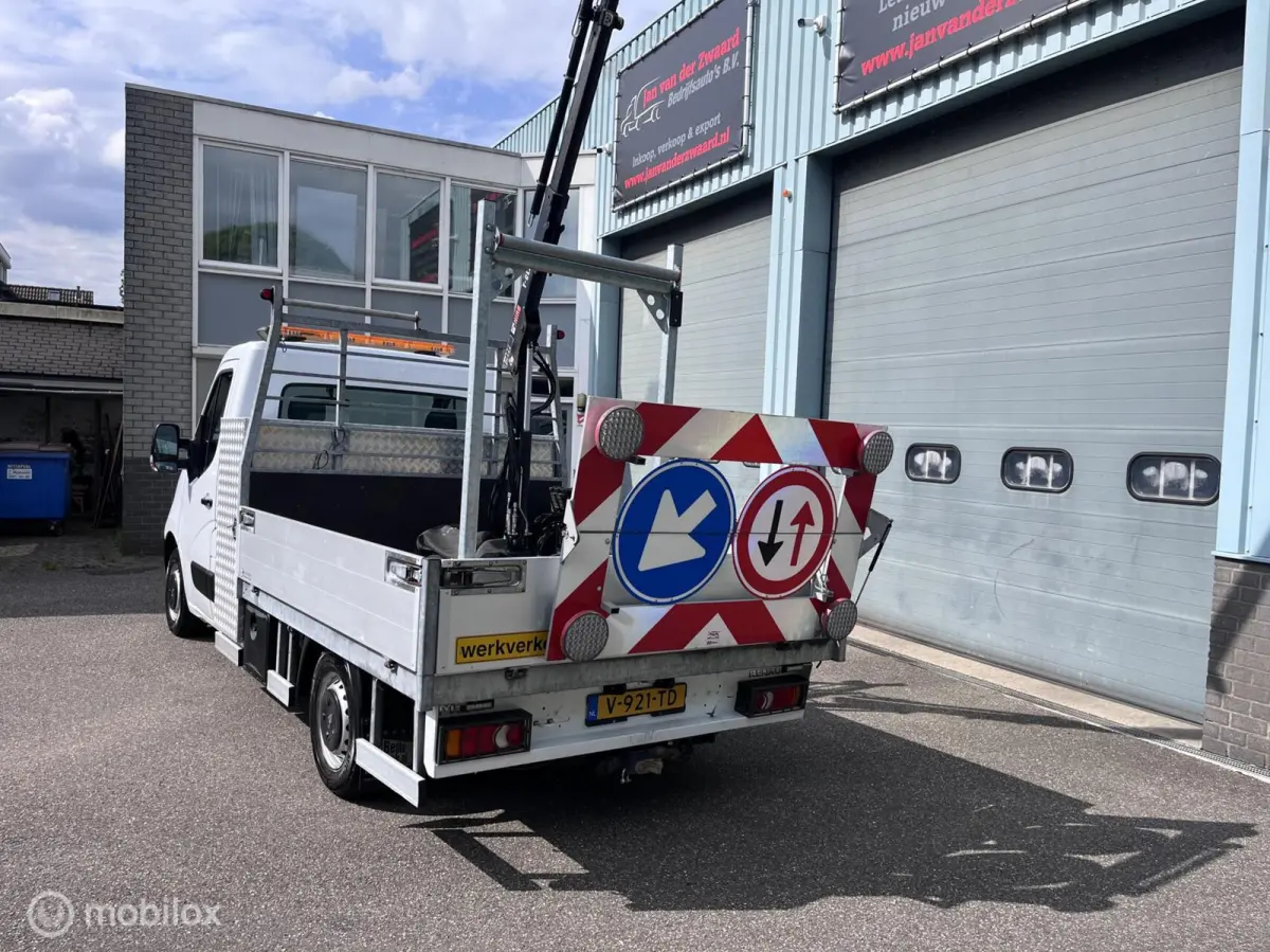 opel movano T35 2.3 DCI Open laadbak Hydraulische kraan Pick up EURO 6