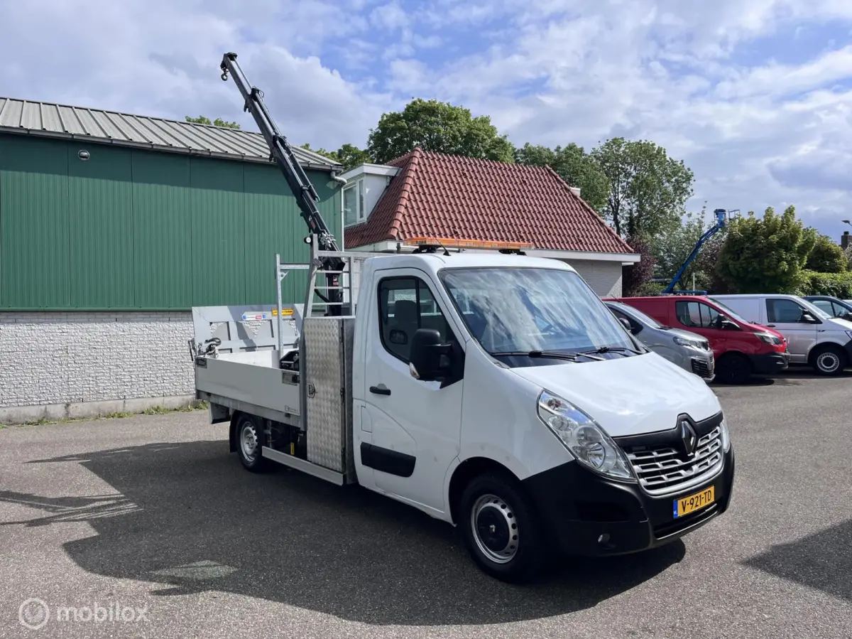 opel movano T35 2.3 DCI Open laadbak Hydraulische kraan Pick up EURO 6