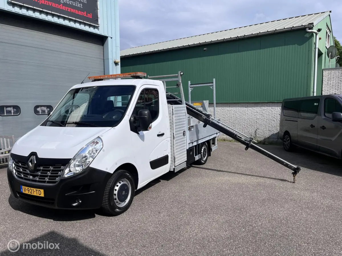opel movano T35 2.3 DCI Open laadbak Hydraulische kraan Pick up EURO 6