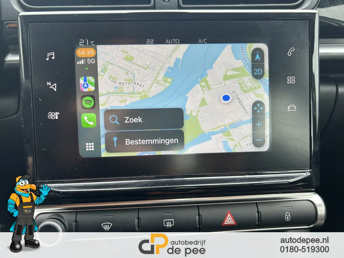 1.2 PureTech S&S Feel GARANTIE/CLIMA/CARPLAY/NAVI/CRUISE/EL.RAMEN rijklaarprijs!