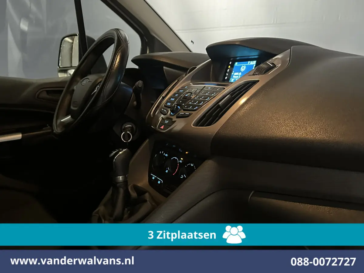 1.5 TDCI L1H1 Euro6 Airco | 3-Zits | 2x Zijdeur | Trekhaak | LM Velgen | Verwarmde Voorruit Parkeersensoren, Bijrijdersbank