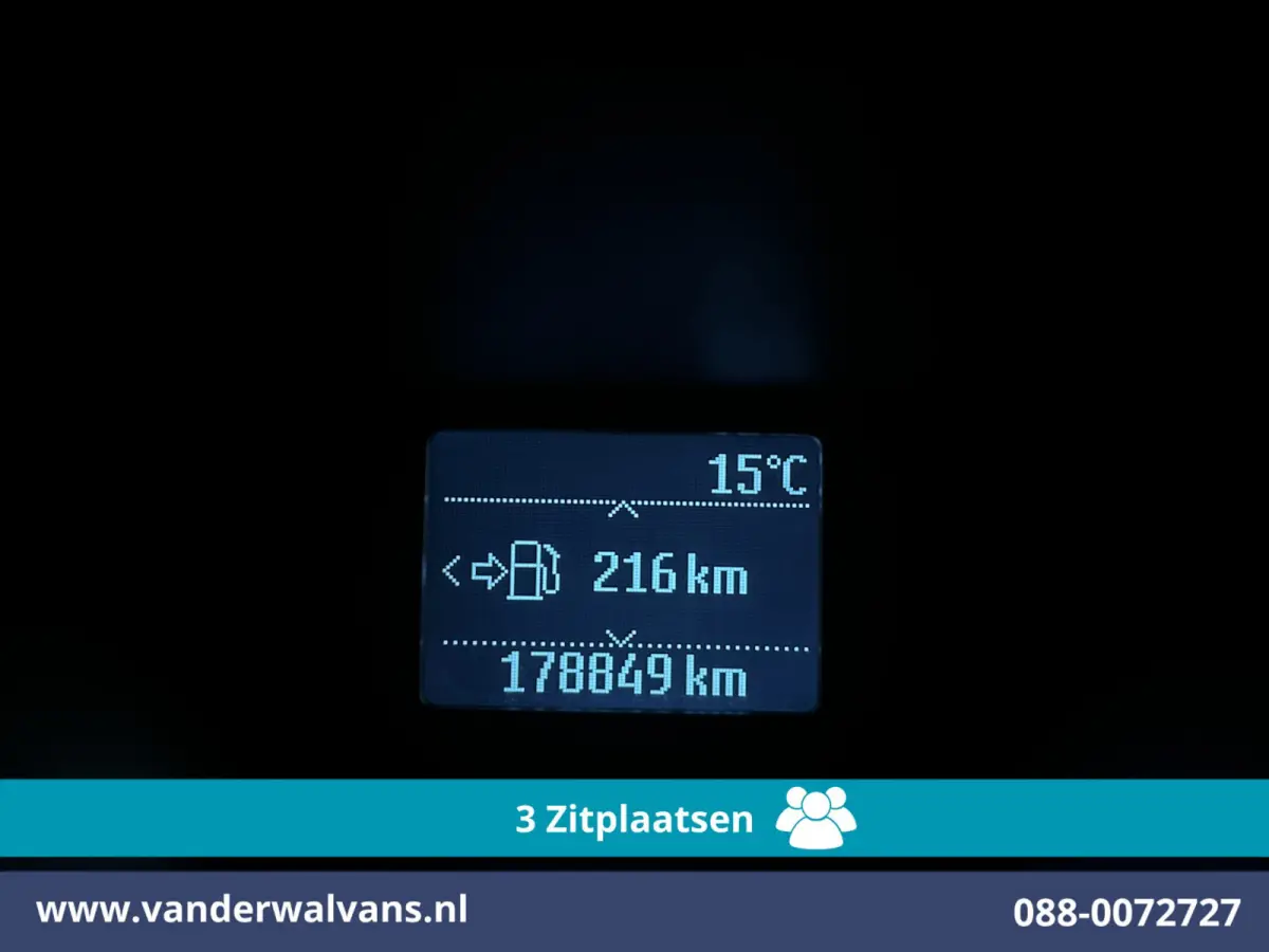 1.5 TDCI L1H1 Euro6 Airco | 3-Zits | 2x Zijdeur | Trekhaak | LM Velgen | Verwarmde Voorruit Parkeersensoren, Bijrijdersbank