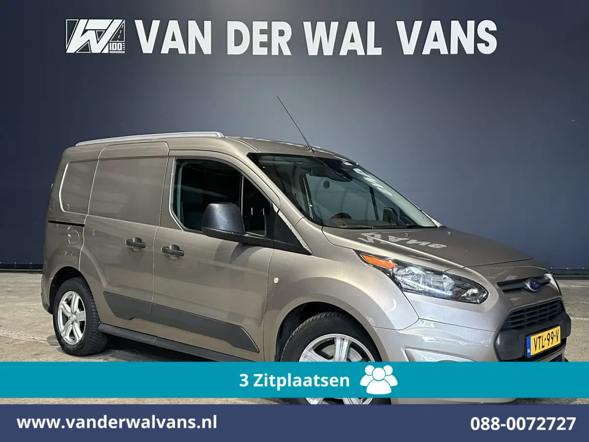 1.5 TDCI L1H1 Euro6 Airco | 3-Zits | 2x Zijdeur | Trekhaak | LM Velgen | Verwarmde Voorruit Parkeersensoren, Bijrijdersbank