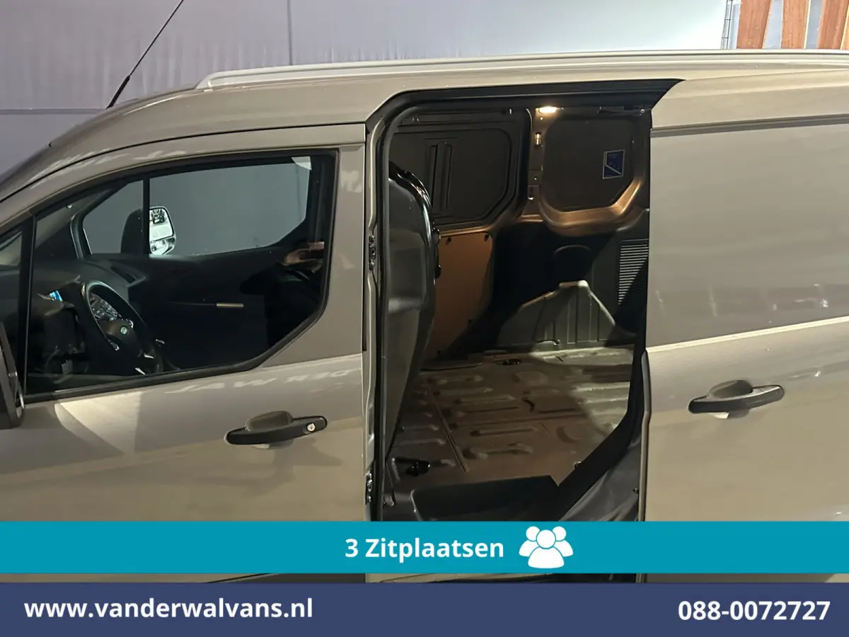 1.5 TDCI L1H1 Euro6 Airco | 3-Zits | 2x Zijdeur | Trekhaak | LM Velgen | Verwarmde Voorruit Parkeersensoren, Bijrijdersbank