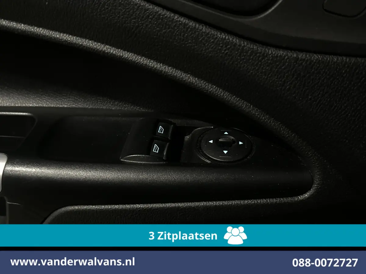 1.5 TDCI L1H1 Euro6 Airco | 3-Zits | 2x Zijdeur | Trekhaak | LM Velgen | Verwarmde Voorruit Parkeersensoren, Bijrijdersbank