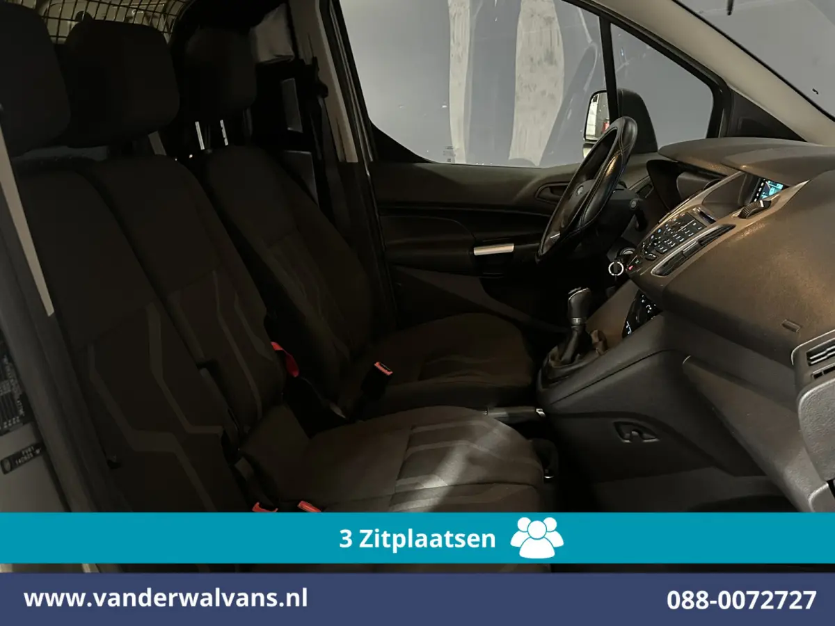 1.5 TDCI L1H1 Euro6 Airco | 3-Zits | 2x Zijdeur | Trekhaak | LM Velgen | Verwarmde Voorruit Parkeersensoren, Bijrijdersbank