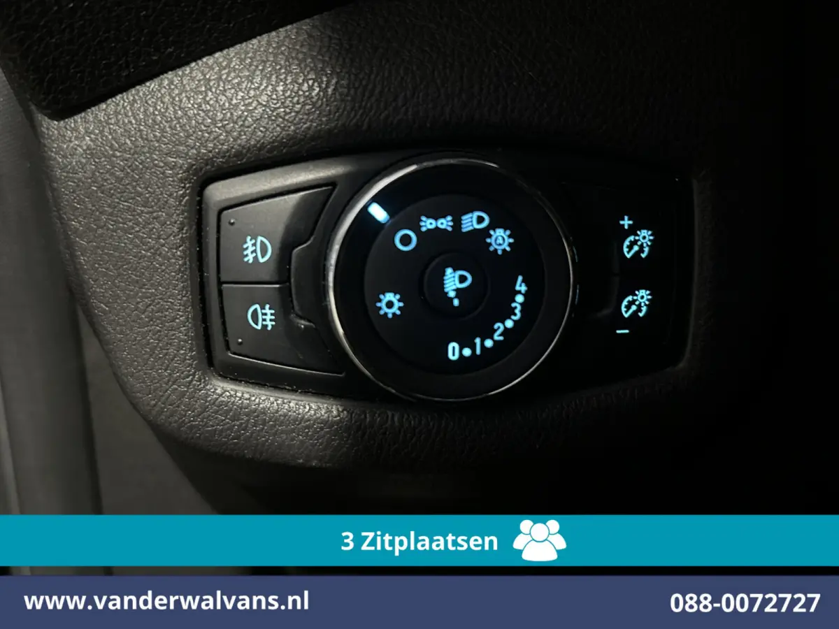 1.5 TDCI L1H1 Euro6 Airco | 3-Zits | 2x Zijdeur | Trekhaak | LM Velgen | Verwarmde Voorruit Parkeersensoren, Bijrijdersbank