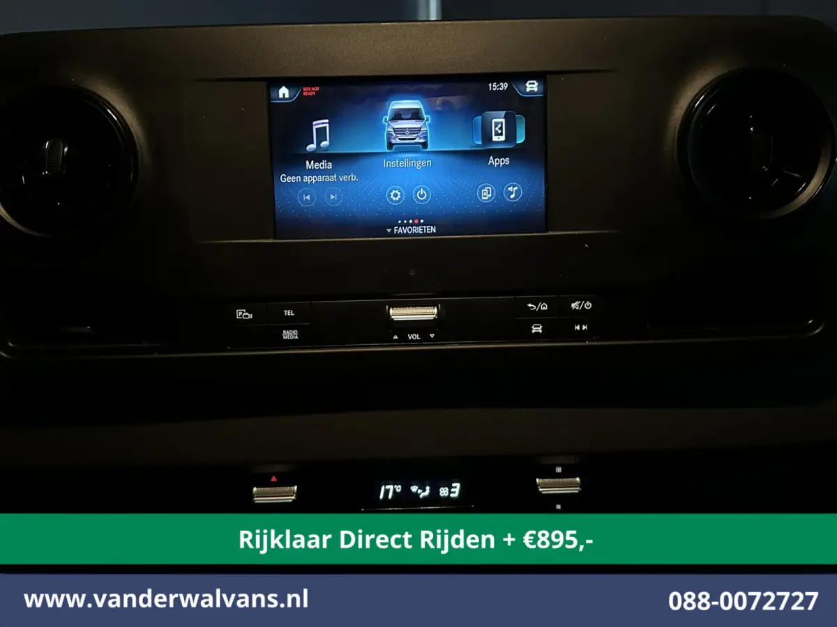 317 CDI 170pk Automaat 3500kg Trekhaak L2H1 Euro6 *Rijklaar Direct Rijden* Airco | Camera | Omvormer | Apple Carplay Cruisecontrol, Android Auto, Parkeersensoren