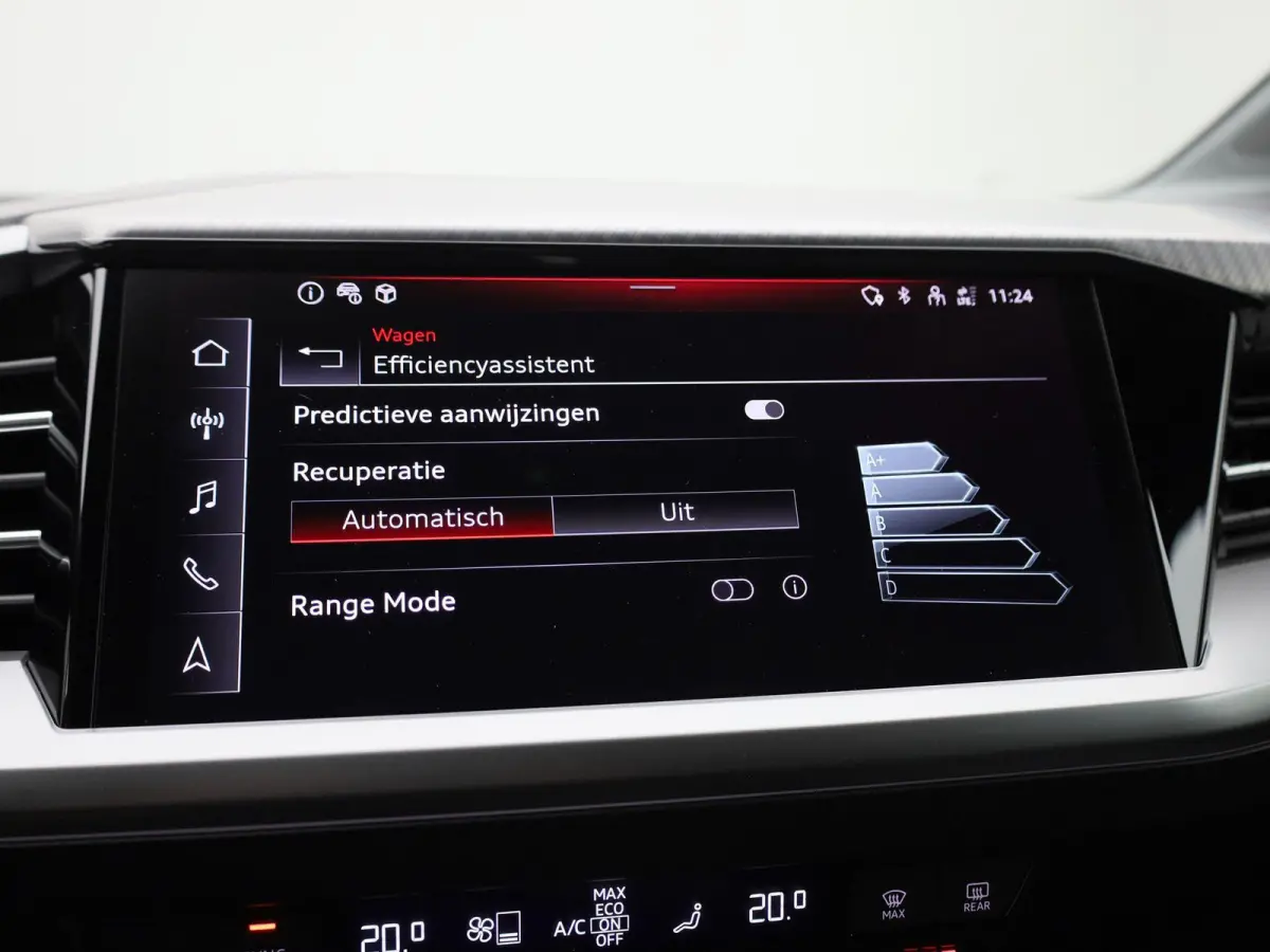 40 Edition 63 kWh l Climate control l Navigatie l Audi smartphone interface l Achteruitrijcamera l Head-up display l Matrix-ledkoplampen l Privacy glas l Dodehoekdetectie l Audi sound system