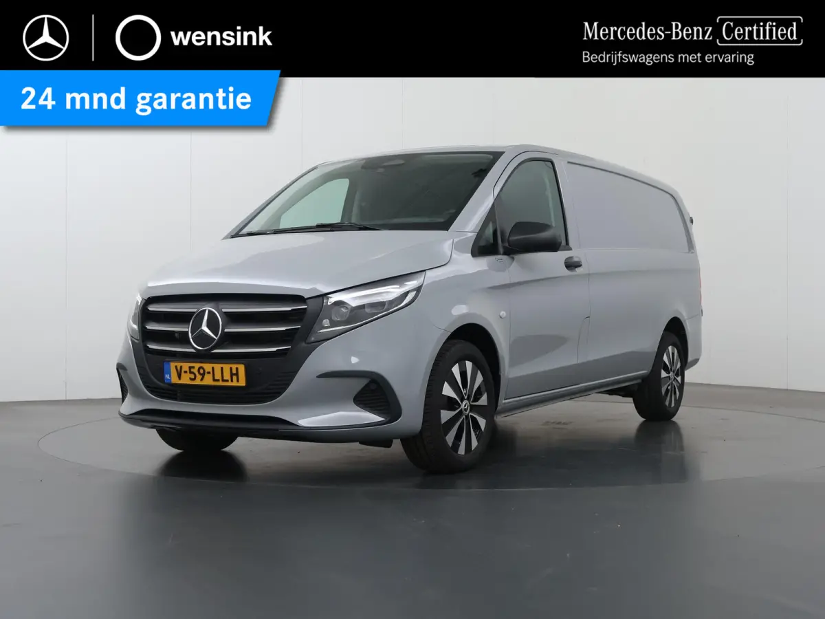 116 CDI Aut. | Lang L2 | Select | MODEL 2025 | Dodehoekassistent | LED koplampen | Cruise Control | Parkeercamera | Navigatie | DAB Radio | Verwarmd Stuurwiel | Lane-Assist | 3-zits | Achter