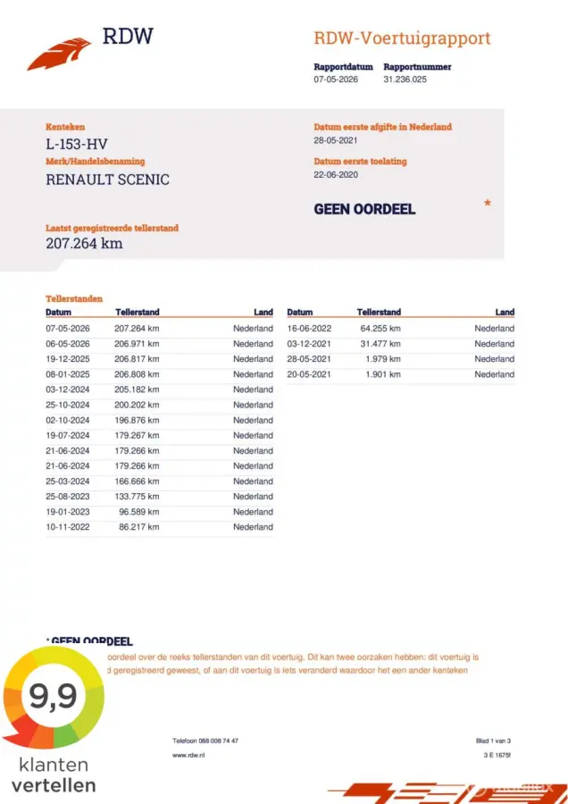 1.3 TCe Limited 7p|Automaat|Inc BTW|