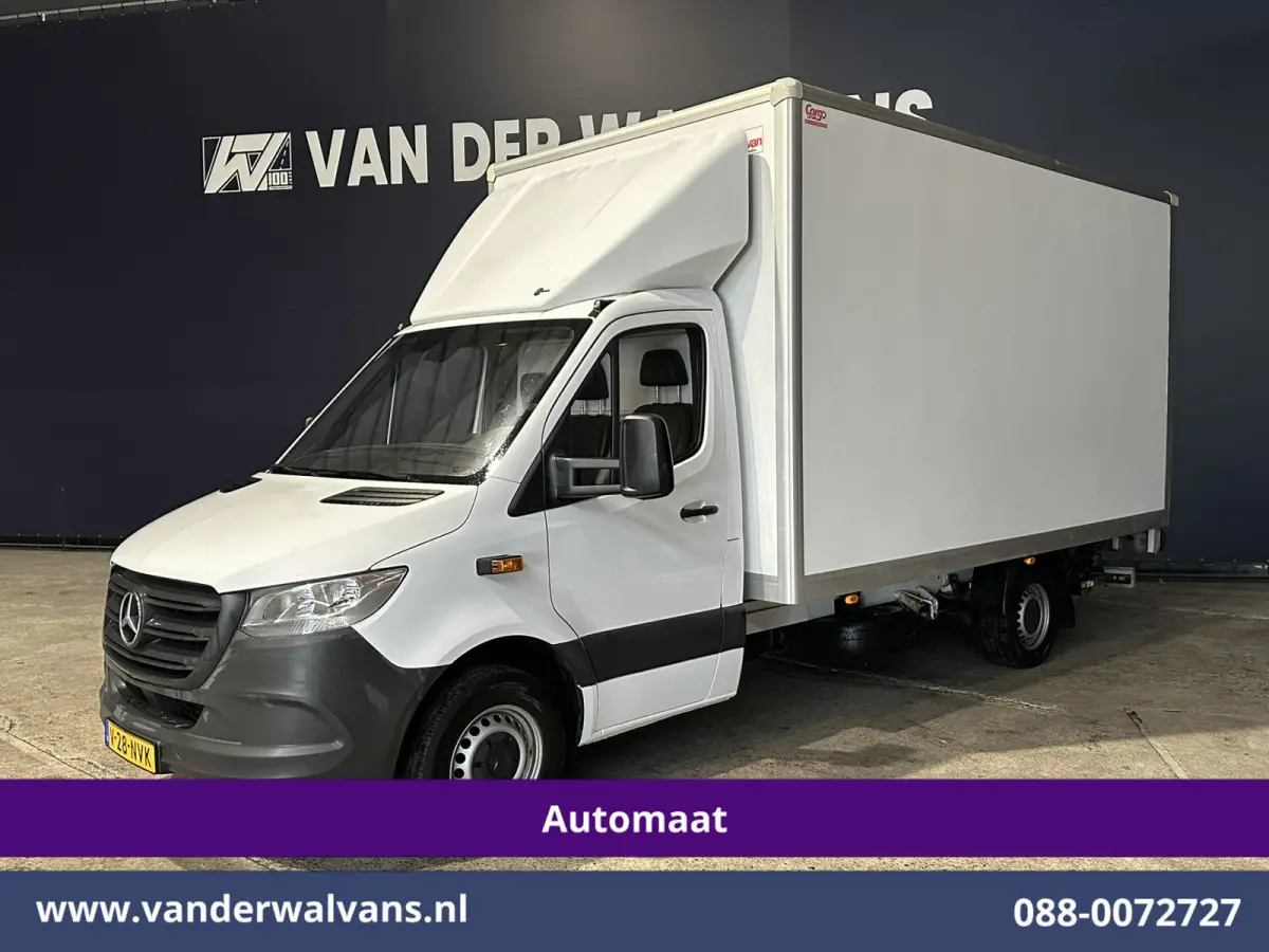 314CDI 143pk Automaat Bakwagen 21m3 KUUB Laadklep Zijdeur Euro6 Airco | Bijrijdersbank Lat om Lat betimmering, Leder