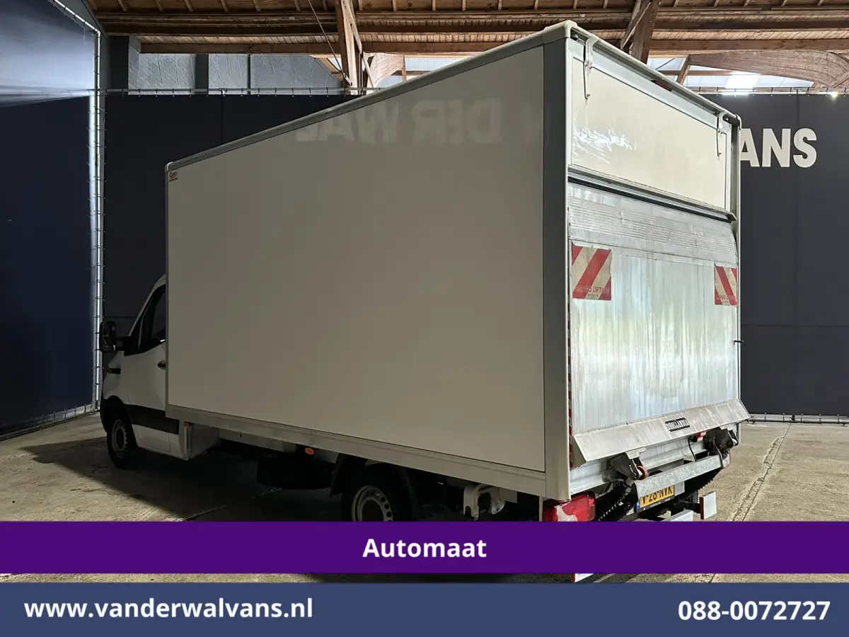 314CDI 143pk Automaat Bakwagen 21m3 KUUB Laadklep Zijdeur Euro6 Airco | Bijrijdersbank Lat om Lat betimmering, Leder