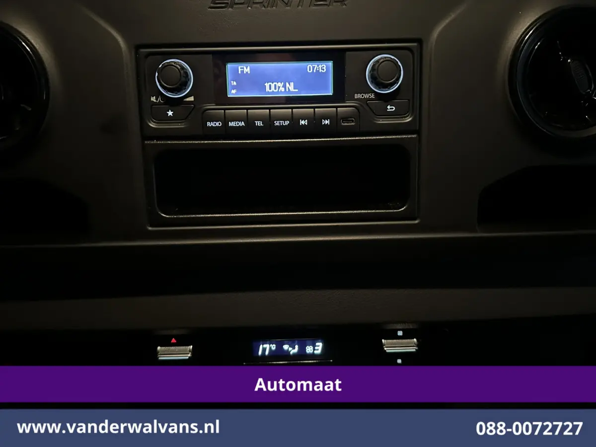 314CDI 143pk Automaat Bakwagen 21m3 KUUB Laadklep Zijdeur Euro6 Airco | Bijrijdersbank Lat om Lat betimmering, Leder