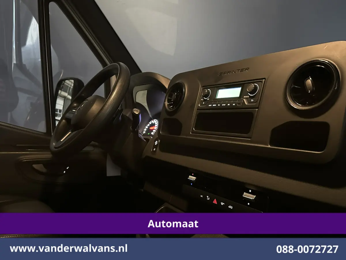 314CDI 143pk Automaat Bakwagen 21m3 KUUB Laadklep Zijdeur Euro6 Airco | Bijrijdersbank Lat om Lat betimmering, Leder