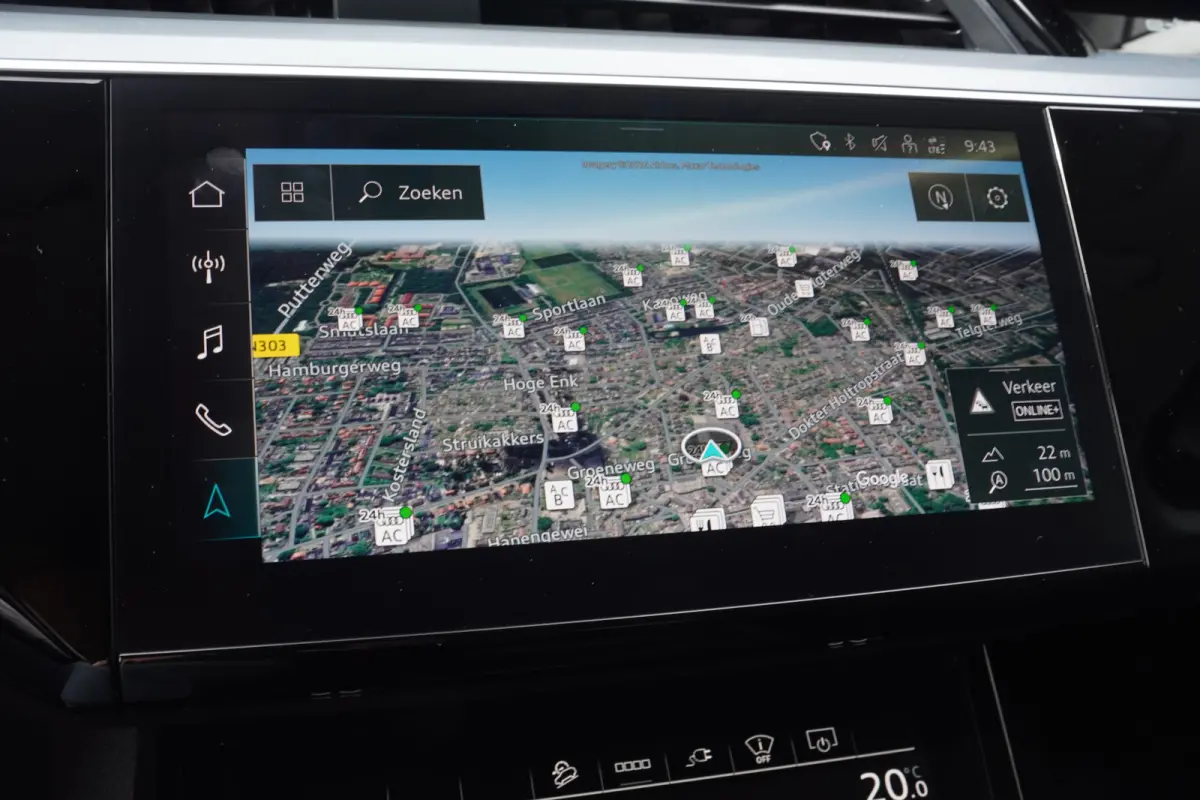 50 quattro Advanced Edition 95 kWh - LEDER - CAMERA - HEAD UP - LUCHTVERING -