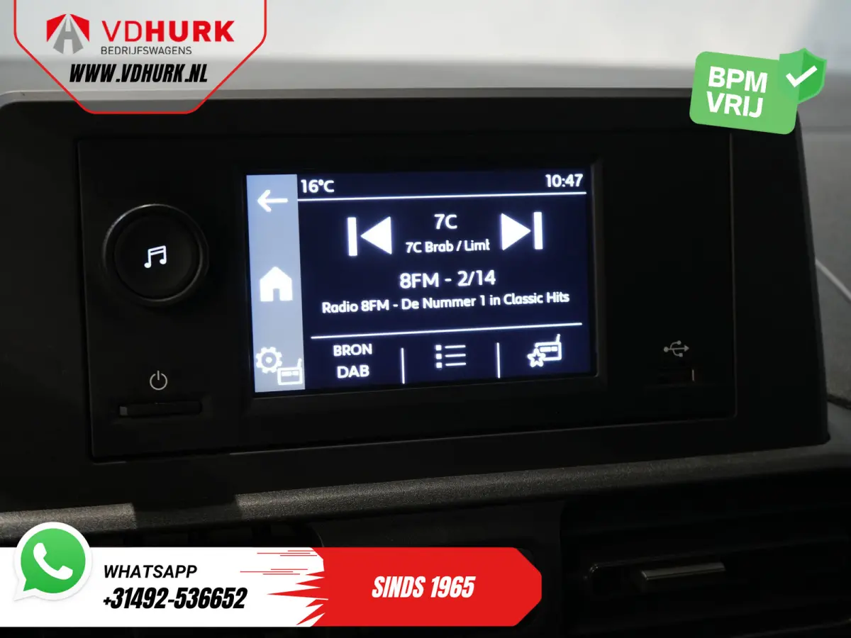 (Citroen Berlingo) 1.2 PureTech 110 pk BENZINE Airco/ Cruise/ DAB