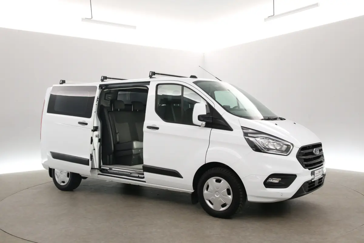 2.0 TDCI L2H1 | DC | 6 Zits | Aut. | Airco | Cruise | Camera | Trekhaak | Carplay | 2xSchuifdeur