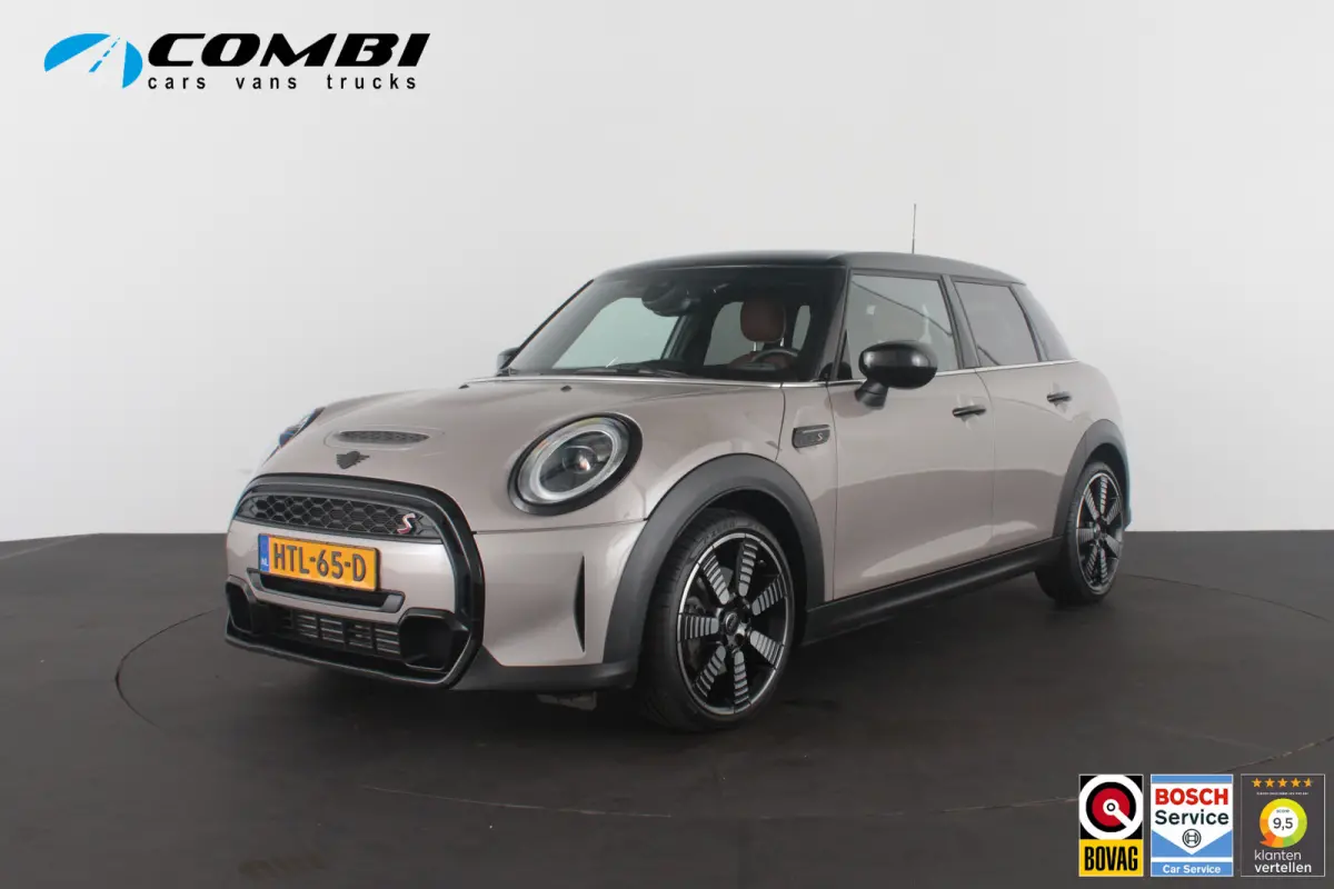 Mini 2.0 S Yours > Zwart Dak/Leer/Rooftop Grey/Stoelverwarming