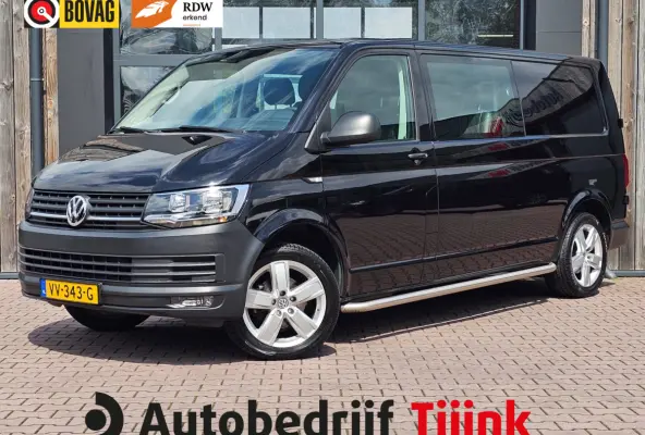 2.0 TDI L2H1 DC Comfortline DSG | 6-persoons | Trekhaak | Marge | Leder | Sidebars | LMV |