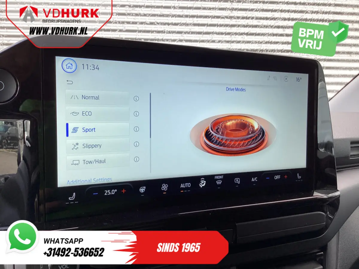 Sport L2 330km WLTP LED/ 2x Schuifdeur/ Adapt.Cruise/ Elek.Stoel/ Standkachel/ Stoelverw./ Carplay/ Navi/ Camera/ Climate/ 19” LMV