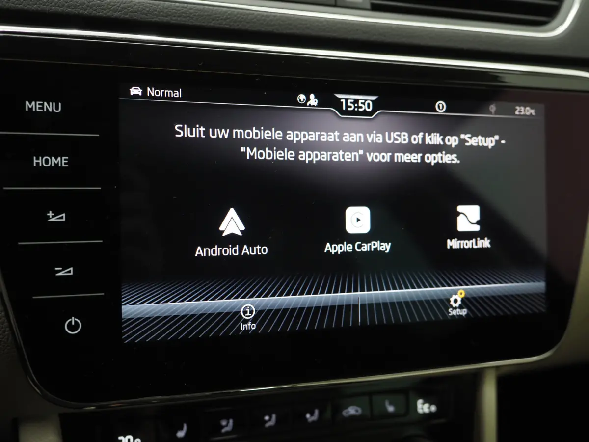 1.4 TSI iV Laurin & Klement | Leder | Trekhaak | Canton | Adaptive Cruise | Keyless | Sfeerlicht | Memory | Carplay