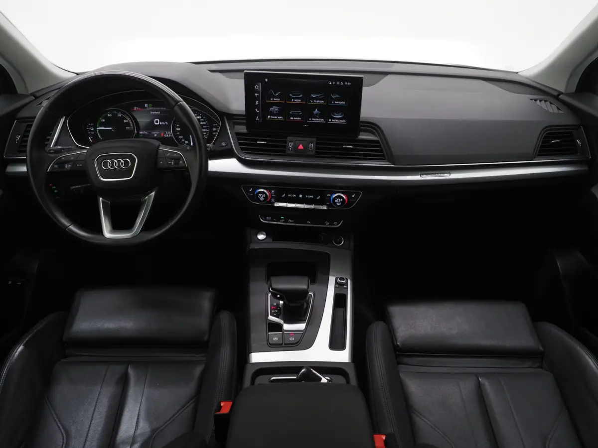 50 TFSI e Full Black | Panoramadak | Trekhaak | Leder | Camera | Memory | Keyless | Adaptive Cruise | Carplay