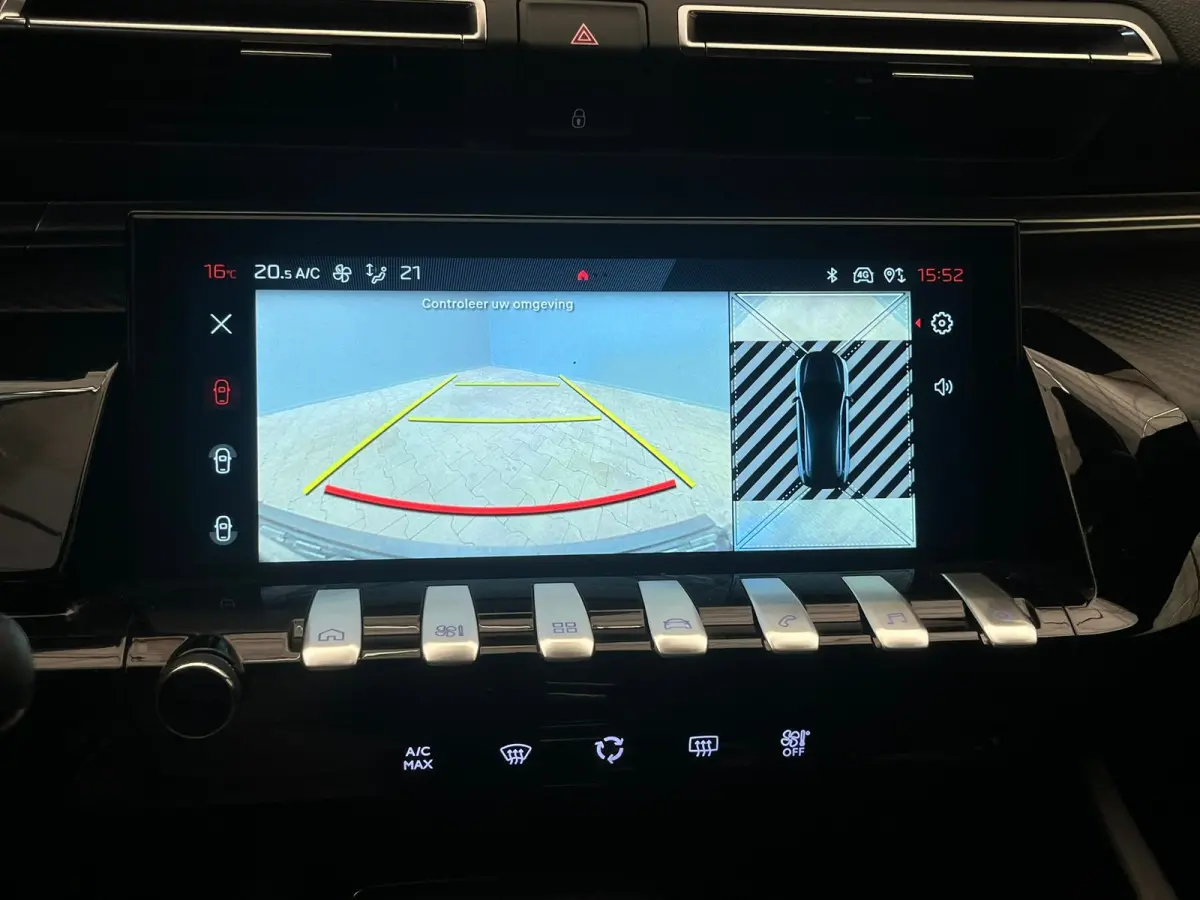 1.2 PURETECH 130PK ALLURE AUTOMAAT | 360 Camera | Navigatie| Adaptive Cruise Control | Adaptieve Cruise | Camera360 | Leder\Stof | Keyless | Carplay | Clima | 18LMV | LED | Aanhanger assiste