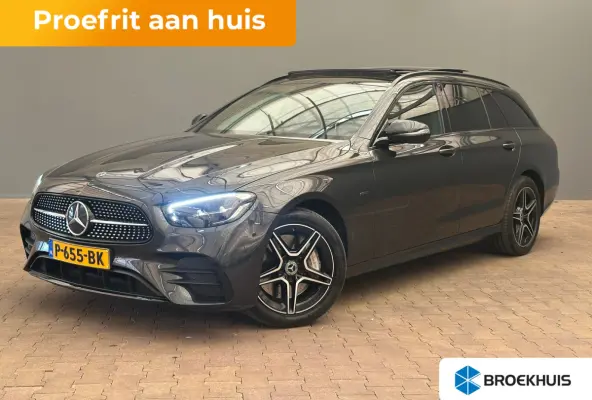300 e AMG Line Panorama Dak | Alcantara/Leer | AMG-Styling | Elek. Stoelen | Elek. Achterklep | Stoelverwarming | LED | AMG-styling | Achteruitrijcamera | Adaptieve Cruise Control
