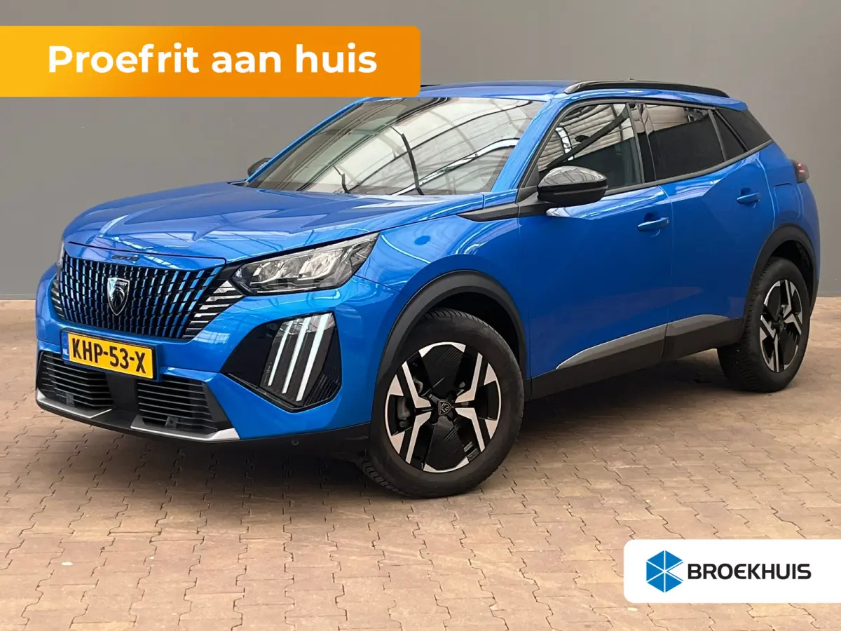 1.2 PureTech 100 Allure Camera | Stoelverwarming | Navigatie | Carplay | Digitaal Dashboard | 17" Lichtmetaal | Leder/Stof | Achteruitrij camera | Airco (automatisch) | Cruise control