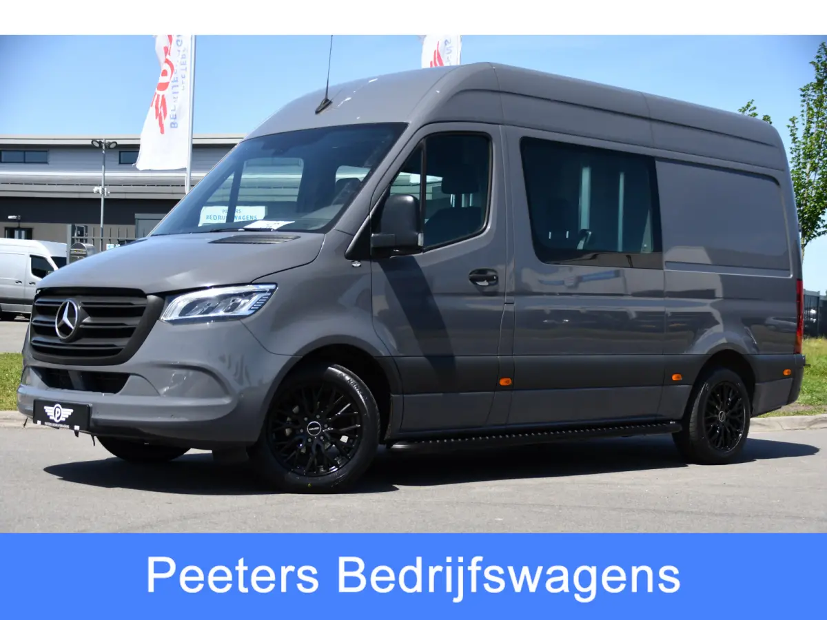 317 1.9 CDI L2H2 DC PB Edition Camera, Cruise, Carplay, 170pk, LED, 3500kg Trekhaak, Automaat, Sensoren, Multimedia, Uniek!