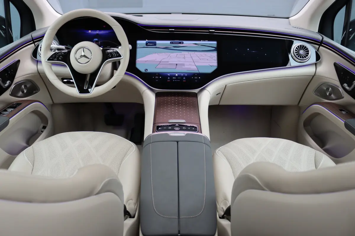 450+ AMG Line 108 kWh | Luchtvering | Hyperscreen | Achterasbesturing | Massage | Distronic+ | Entertainment Achter | Massage | Burmester | Verwarmd Stuurwiel | Tablet | HUD |