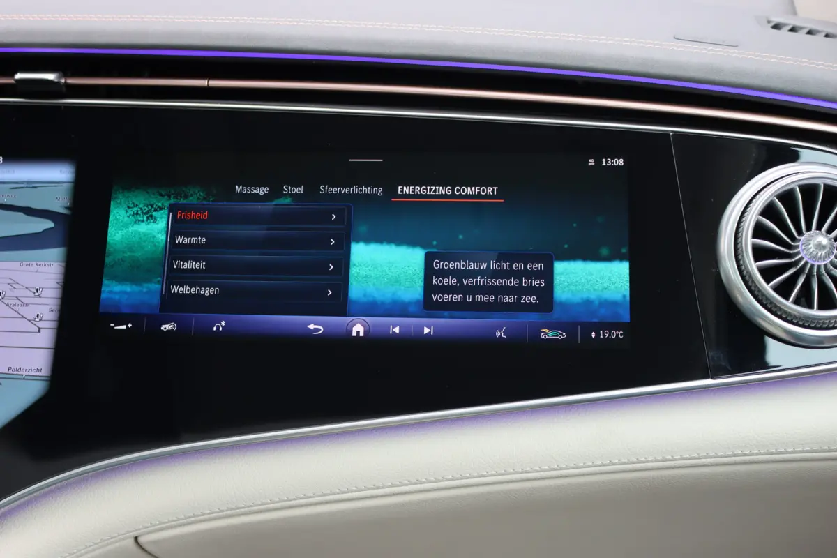 450+ AMG Line 108 kWh | Luchtvering | Hyperscreen | Achterasbesturing | Massage | Distronic+ | Entertainment Achter | Massage | Burmester | Verwarmd Stuurwiel | Tablet | HUD |