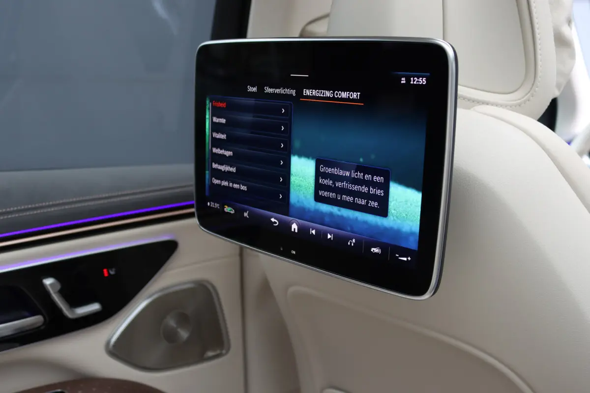450+ AMG Line 108 kWh | Luchtvering | Hyperscreen | Achterasbesturing | Massage | Distronic+ | Entertainment Achter | Massage | Burmester | Verwarmd Stuurwiel | Tablet | HUD |