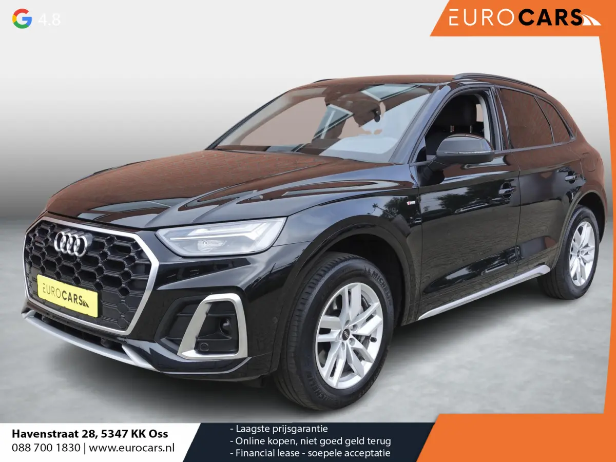 50 TFSI e 300pk PHEV S Line Automaat Navigatie Camera Parkeersensoren Head Up Display Stoelverwarming LED Koplampen Cruise Control  Climate Control
