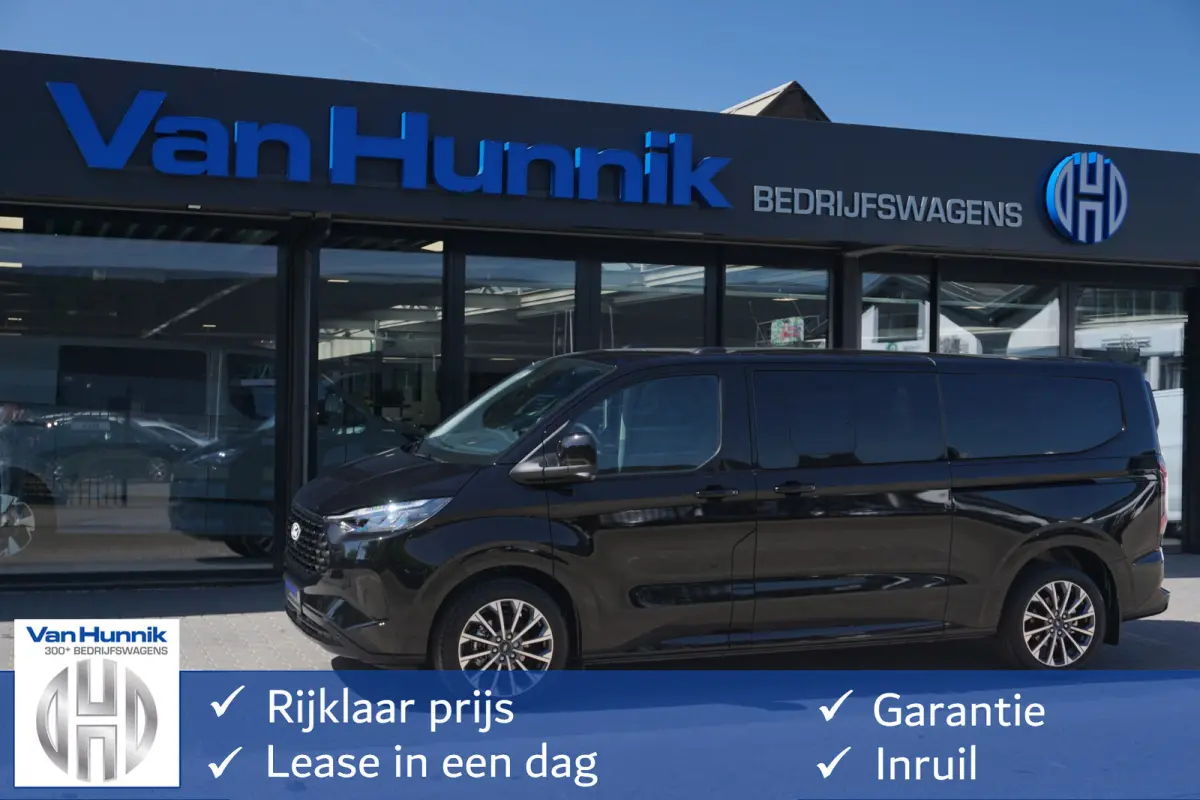 Tourneo 340L 2.5 PHEV 233PK Dubbel Cabine PRIJS INCL. BPM Leder, 19" LM, B&O, Pano, Elec. Schuifdeur, Trekhaak!! NR. TR5