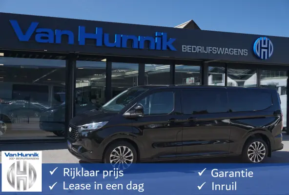 Tourneo 340L 2.5 PHEV 233PK Dubbel Cabine PRIJS INCL. BPM Leder, 19" LM, B&O, Pano, Elec. Schuifdeur, Trekhaak!! NR. TR5
