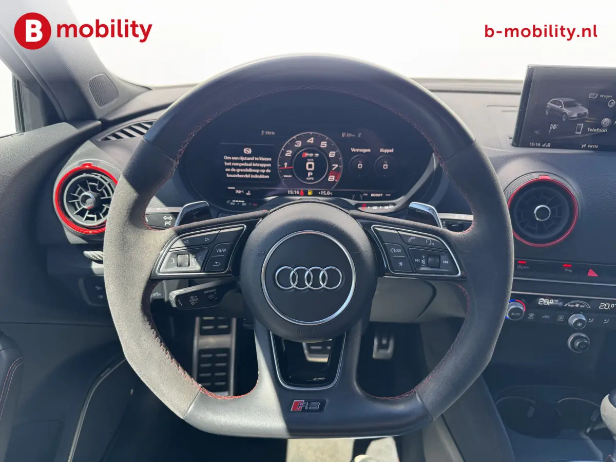 2.5 TFSI A3 quattro Facelift RS-Sportstoelen Virtual Cockpit | Bang&Olufsen | Panoramadak | ACC | Matrix verlichting | Sportuitlaat
