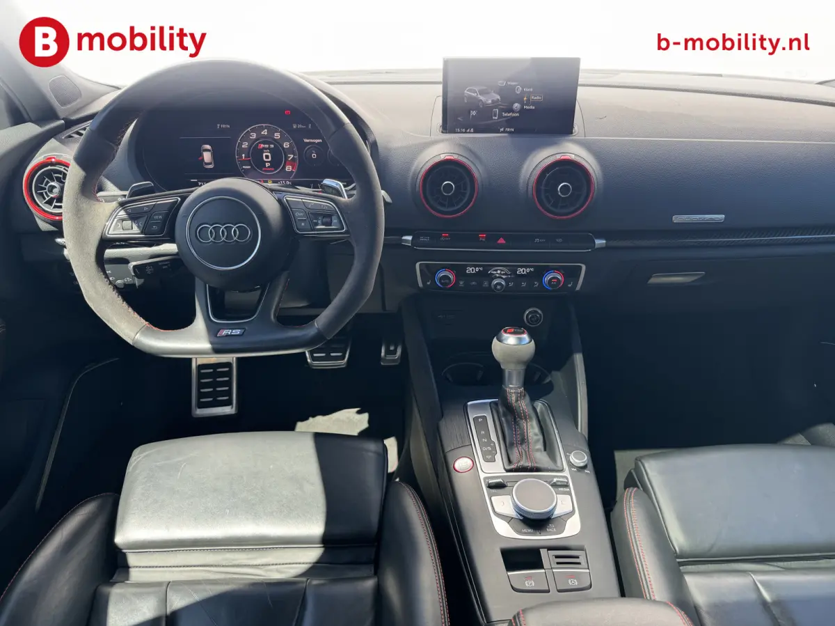 2.5 TFSI A3 quattro Facelift RS-Sportstoelen Virtual Cockpit | Bang&Olufsen | Panoramadak | ACC | Matrix verlichting | Sportuitlaat