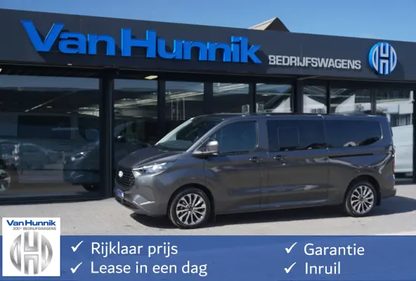 Tourneo 340L 2.5 PHEV 233PK Dubbel Cabine PRIJS INCL. BPM Leder, 19" LM, B&O, Elek. Schuifeur, Pano, Trekhaak!! NR. TR7