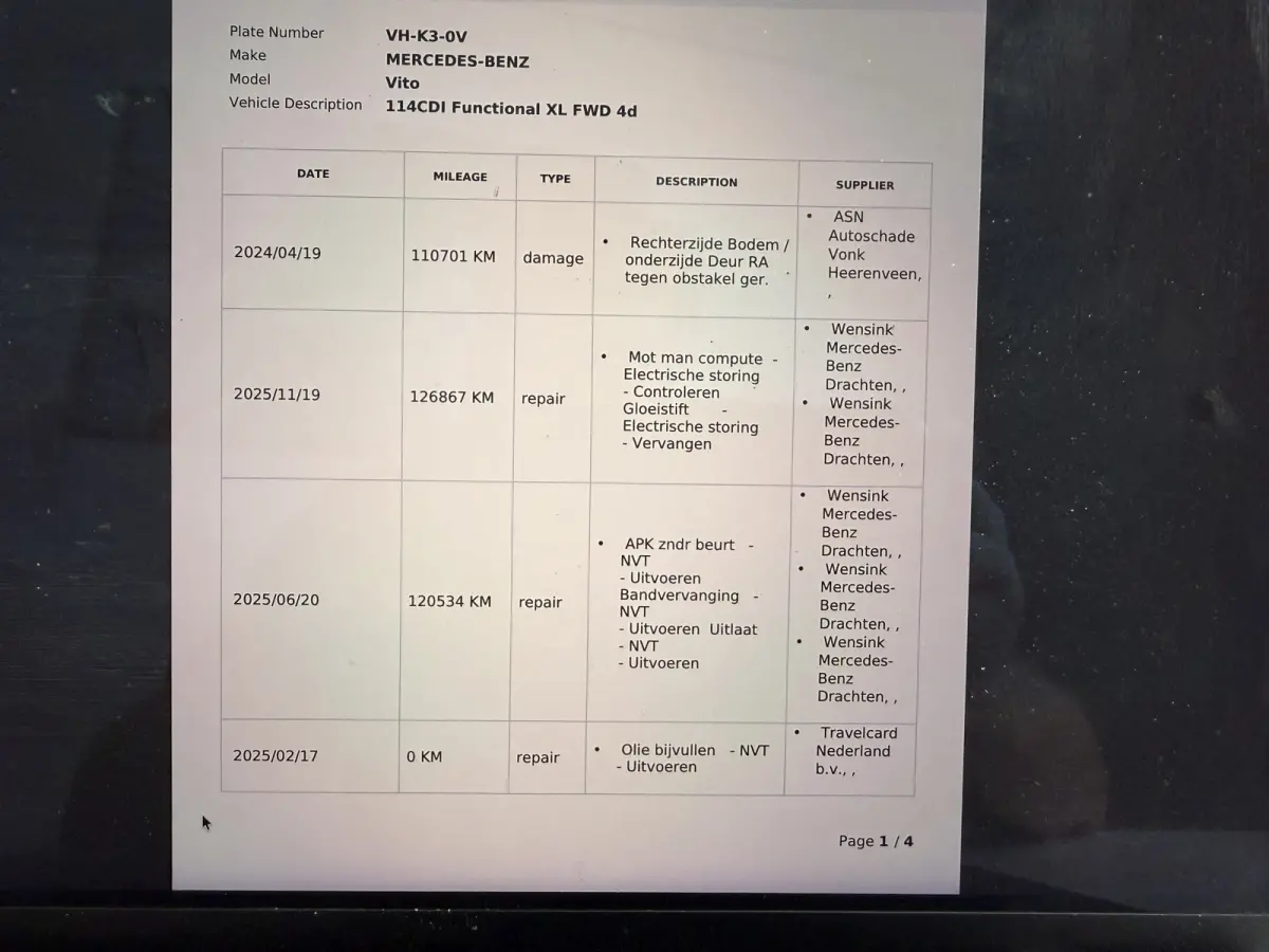 114 CDI Extra Lang Euro 6 CarPlay/cruise control/trekhaak