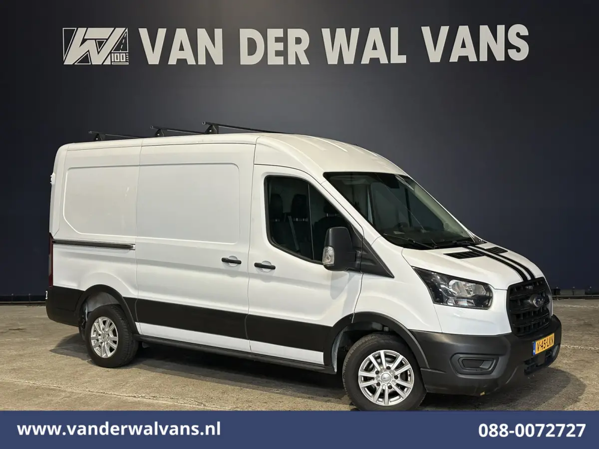 2.0 TDCI L2H2 Euro6 Airco | 2450kg Trekhaak | LM velgen | Verwarmde voorruit Dakdragers, Bijrijdersbank