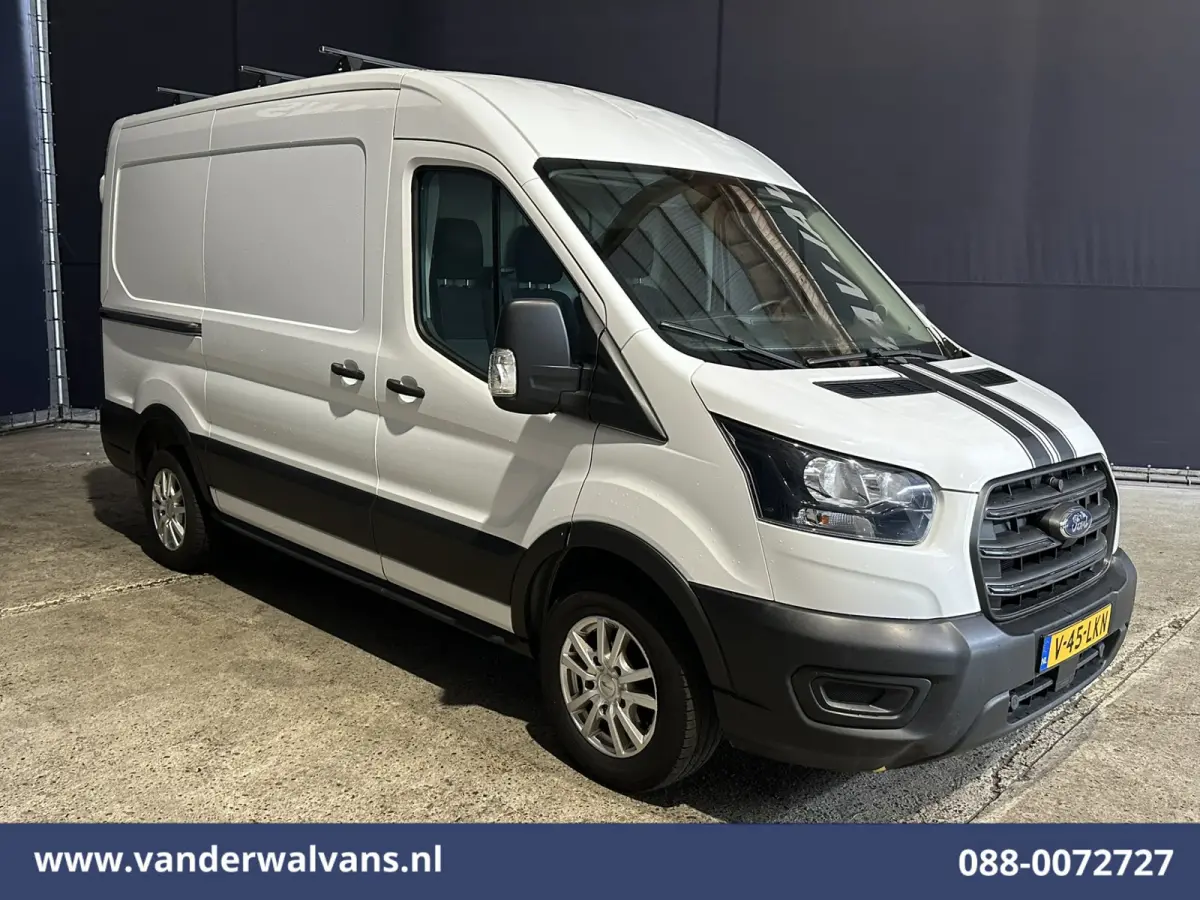 2.0 TDCI L2H2 Euro6 Airco | 2450kg Trekhaak | LM velgen | Verwarmde voorruit Dakdragers, Bijrijdersbank