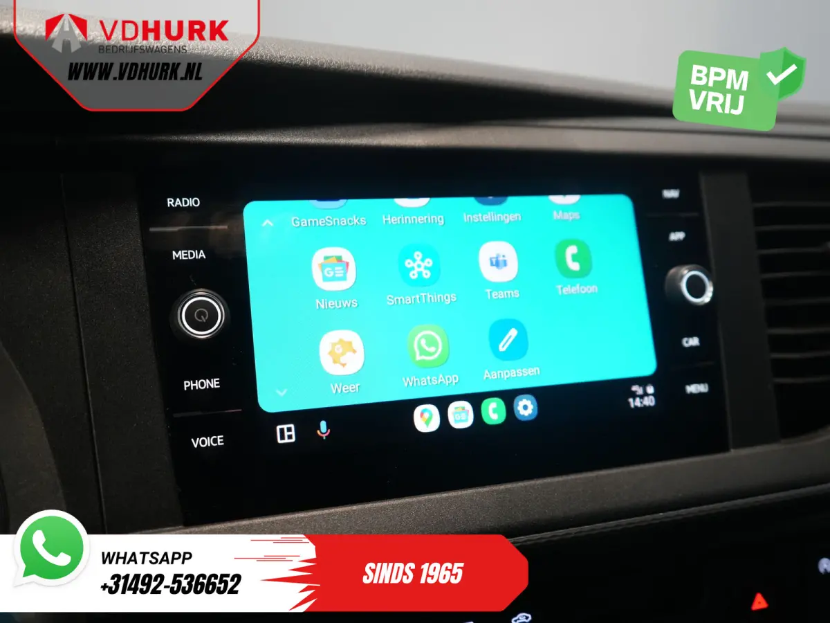 T6.1 2.0 TDI 150 pk DSG Aut. L2 DC Dubbel Cabine (DEMO) BPM VRIJ! Adapt. Cruise/ 2.5t Trekhaak/ NAVI/ Carplay/ PDC/ LMV/ Airco