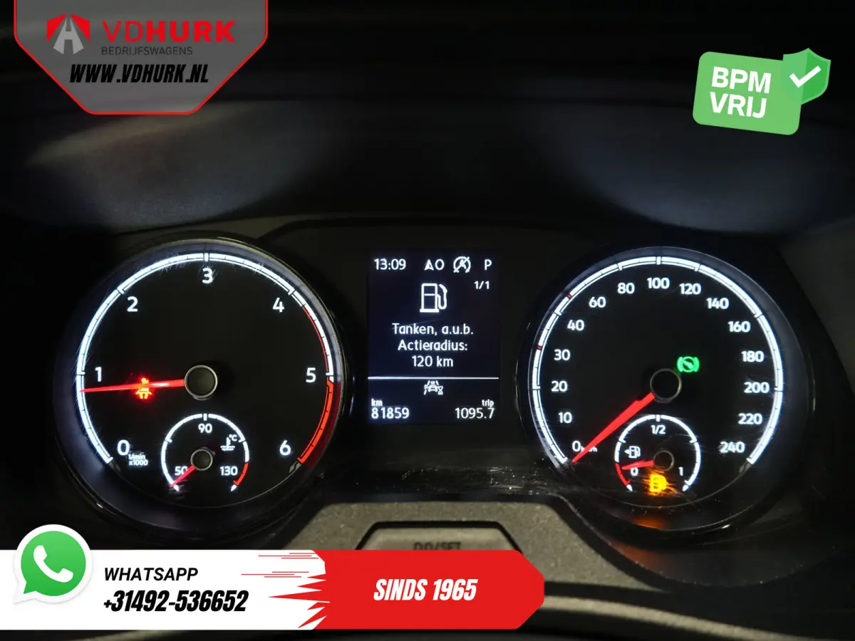 T6.1 2.0 TDI 150 pk DSG Aut. L2 DC Dubbel Cabine (DEMO) BPM VRIJ! Adapt. Cruise/ 2.5t Trekhaak/ NAVI/ Carplay/ PDC/ LMV/ Airco