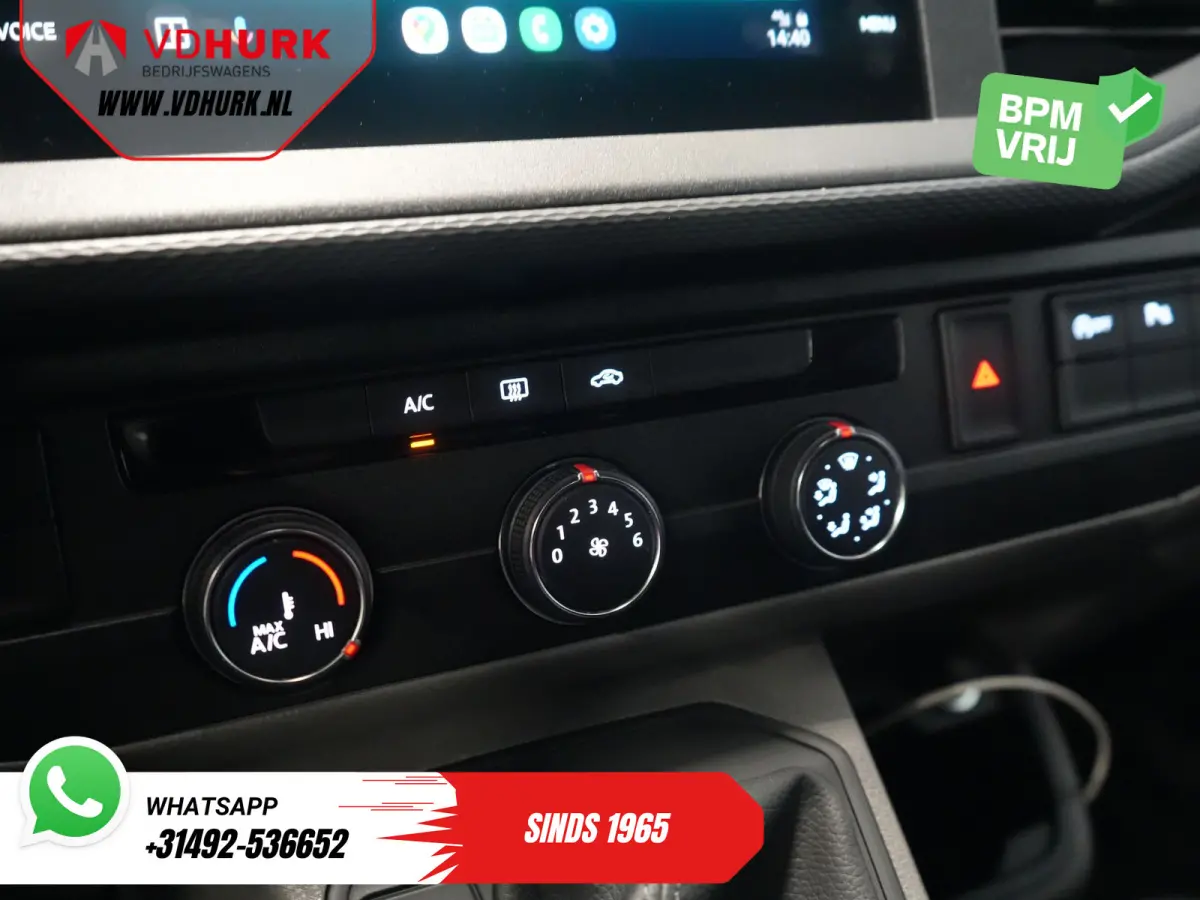 T6.1 2.0 TDI 150 pk DSG Aut. L2 DC Dubbel Cabine (DEMO) BPM VRIJ! Adapt. Cruise/ 2.5t Trekhaak/ NAVI/ Carplay/ PDC/ LMV/ Airco