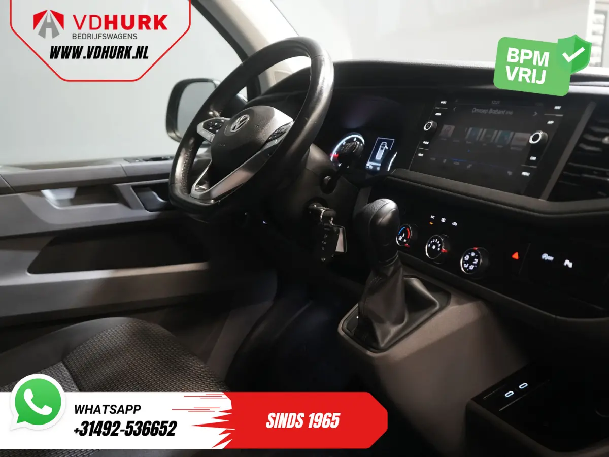 T6.1 2.0 TDI 150 pk DSG Aut. L2 DC Dubbel Cabine (DEMO) BPM VRIJ! Adapt. Cruise/ 2.5t Trekhaak/ NAVI/ Carplay/ PDC/ LMV/ Airco