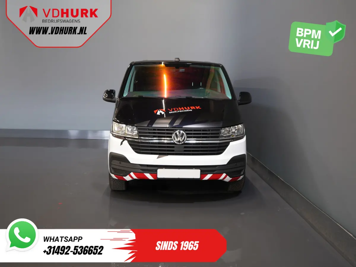 T6.1 2.0 TDI 150 pk DSG Aut. L2 DC Dubbel Cabine (DEMO) BPM VRIJ! Adapt. Cruise/ 2.5t Trekhaak/ NAVI/ Carplay/ PDC/ LMV/ Airco