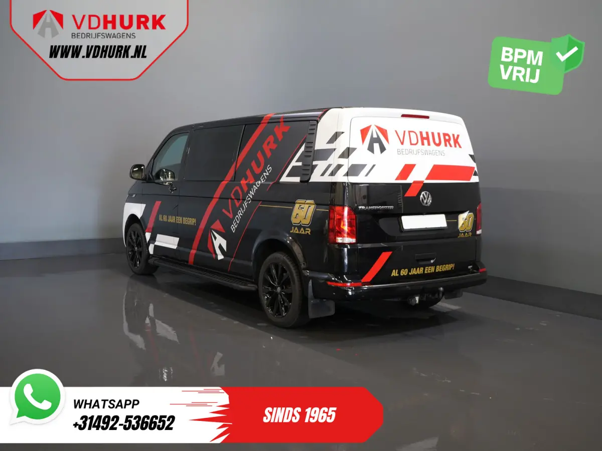 T6.1 2.0 TDI 150 pk DSG Aut. L2 DC Dubbel Cabine (DEMO) BPM VRIJ! Adapt. Cruise/ 2.5t Trekhaak/ NAVI/ Carplay/ PDC/ LMV/ Airco